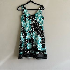 AGB DRESS - Petite 10. Sleeveless. Hits right above knee. Invisible zipper